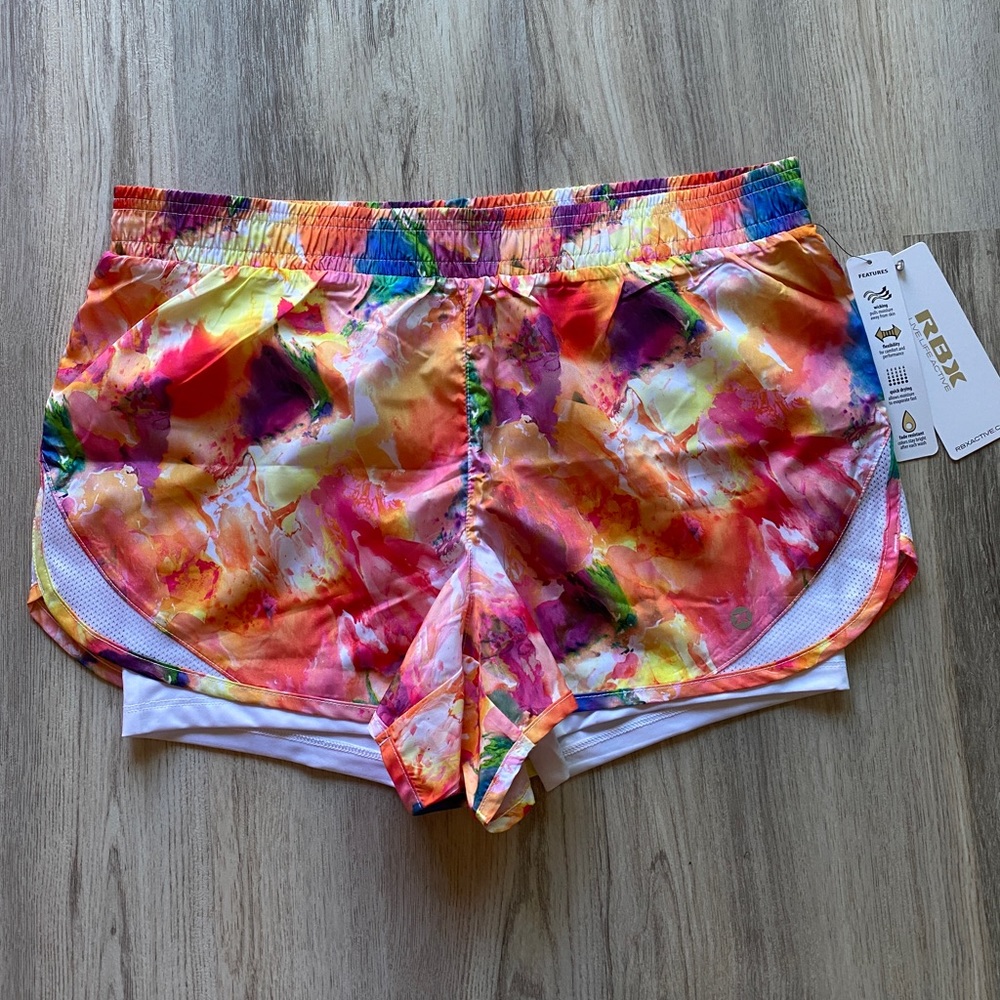 RBX Activewear dual layer shorts